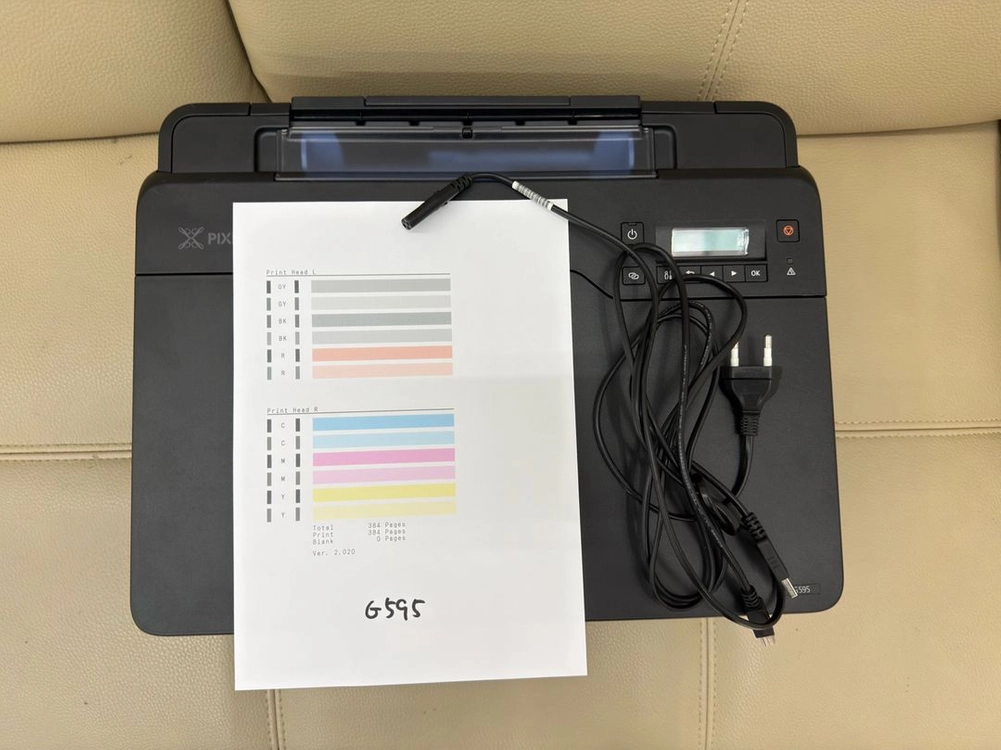 사용 적게한 캐논 pixma g595 포토프린터 판매 이미지
