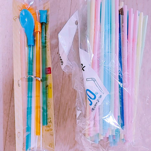 [ 새상품_빨대+빨대도구들 일괄 저렴히 판매 ] 이미지