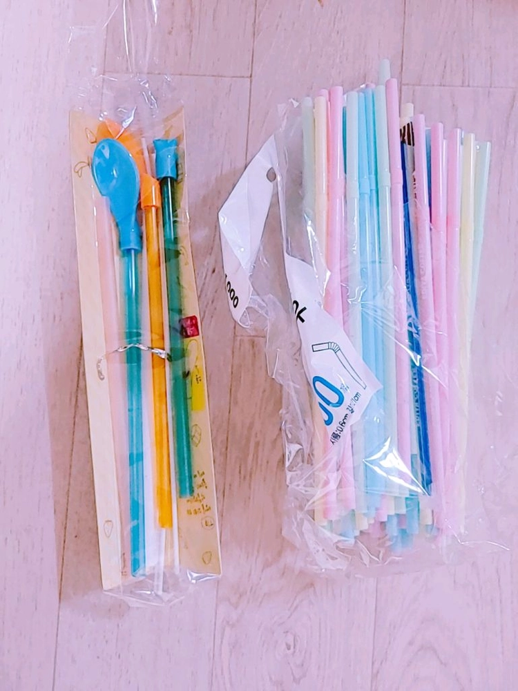[ 새상품_빨대+빨대도구들 일괄 저렴히 판매 ] 이미지