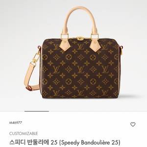 루이비통 스피디 반둘리에 25 모노그램 이미지