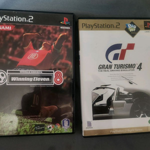 ps2 패드+위닝일레븐8 +그란투리스모4 ps2 듀얼쇼크2 패드 포함 이미지
