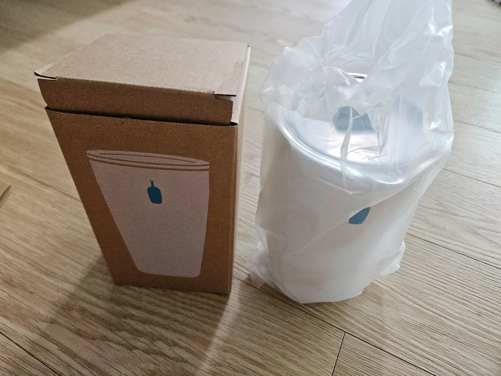 (새상품) 블루보틀 미르 커뮤터컵(텀블러), 쇼핑백 팔아요~ 이미지