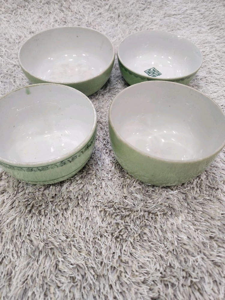 옛날 골동품 민속품 복자 그릇 접시 (일괄판매) 이미지