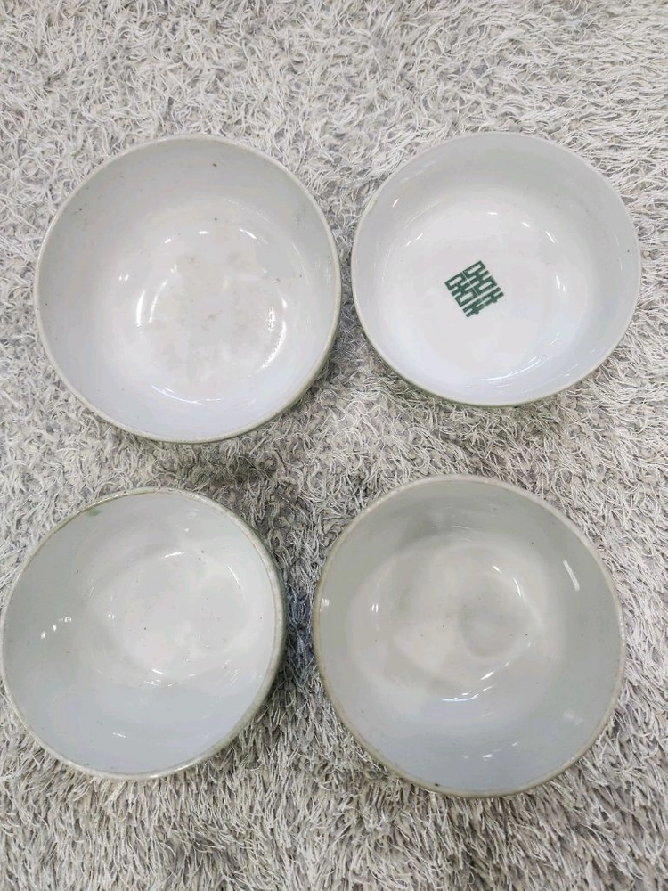 옛날 골동품 민속품 복자 그릇 접시 (일괄판매) 이미지