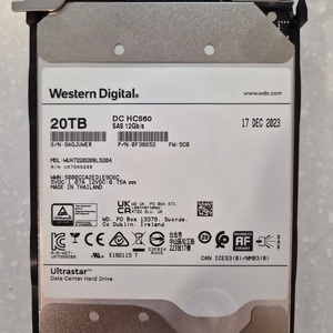 [Western Digital] Ultrastar HDD 20TB DC HC560 이미지