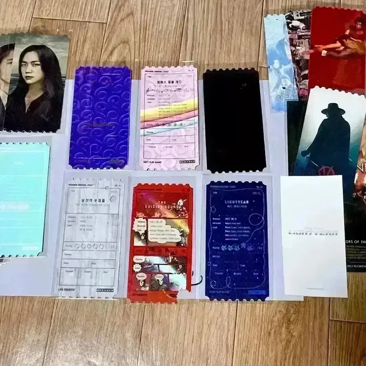원피스 필름레드 아트카드 필름마크 오리지널티켓 루피 우타 오티 영화굿즈 이미지