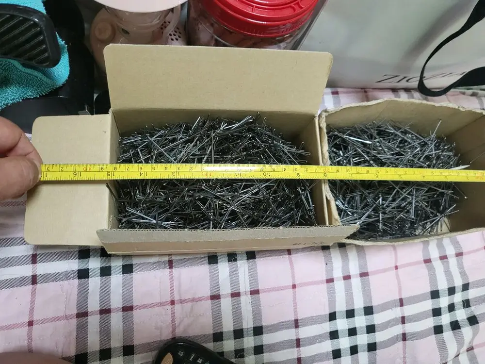 미용실 대용량 실핀 세트 실삔 미사용품 이미지