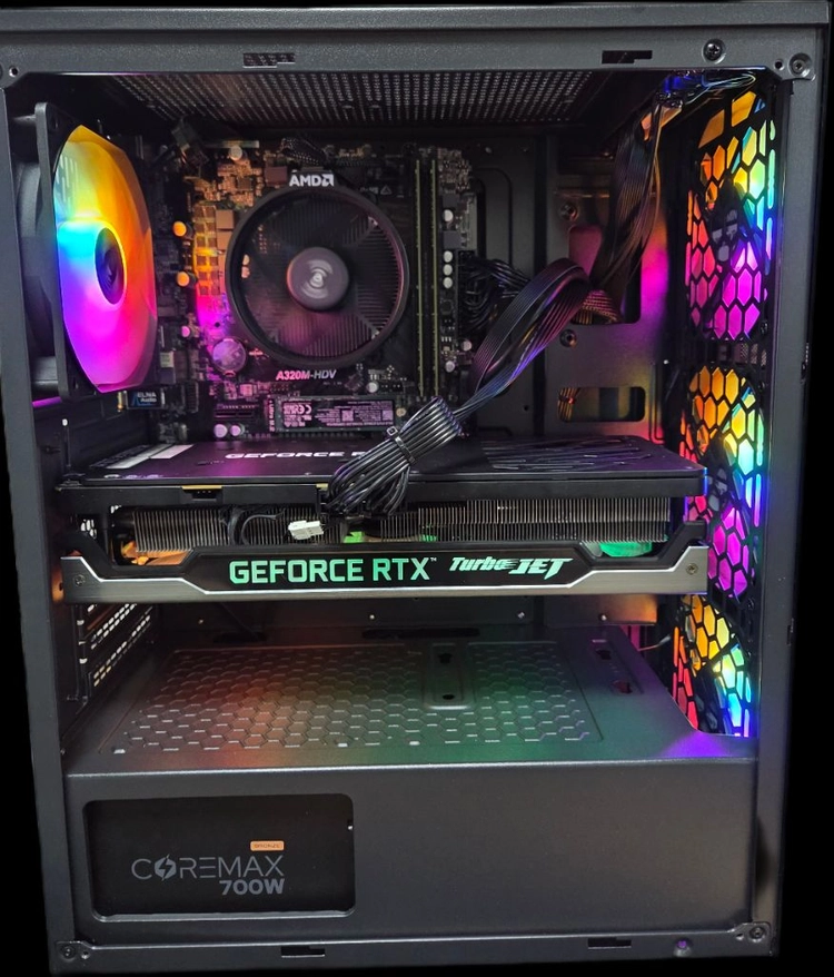 [신품 케이스/써멀 재도포] 라이젠 5600 + RTX 3070 터보젯 고성능 게이밍 PC 팝니다 이미지