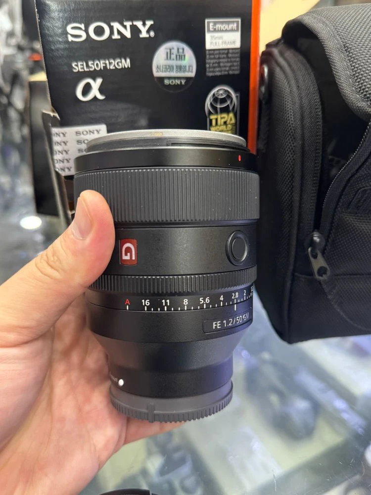 소니코리아 50mm 1.2gm 렌즈 이미지