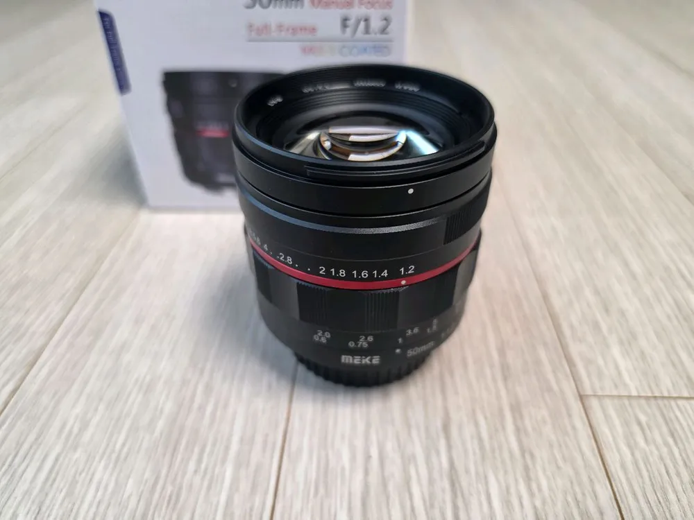 메이케 meike 50mm f1.2 50.2 수동렌즈 캐논 ef마운트 렌즈 판매합니다 이미지