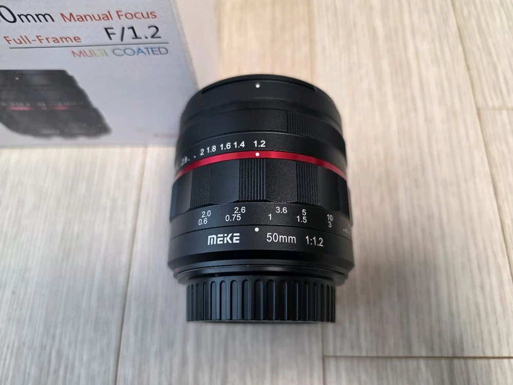 메이케 meike 50mm f1.2 50.2 수동렌즈 캐논 ef마운트 렌즈 판매합니다 이미지