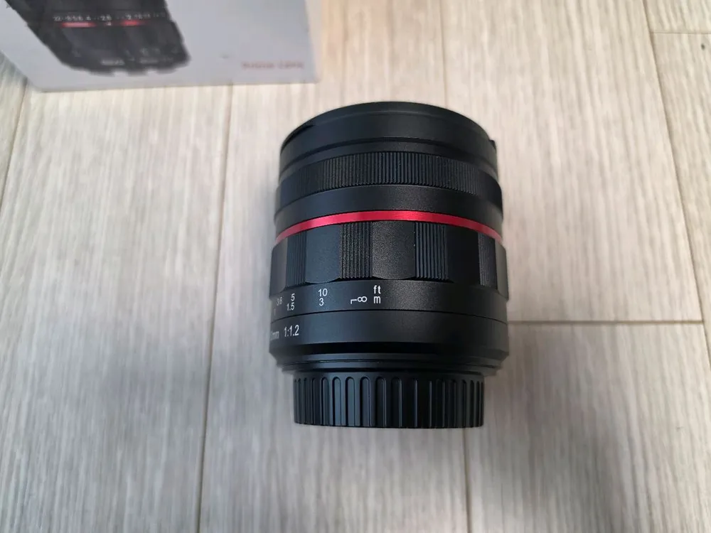 메이케 meike 50mm f1.2 50.2 수동렌즈 캐논 ef마운트 렌즈 판매합니다 이미지