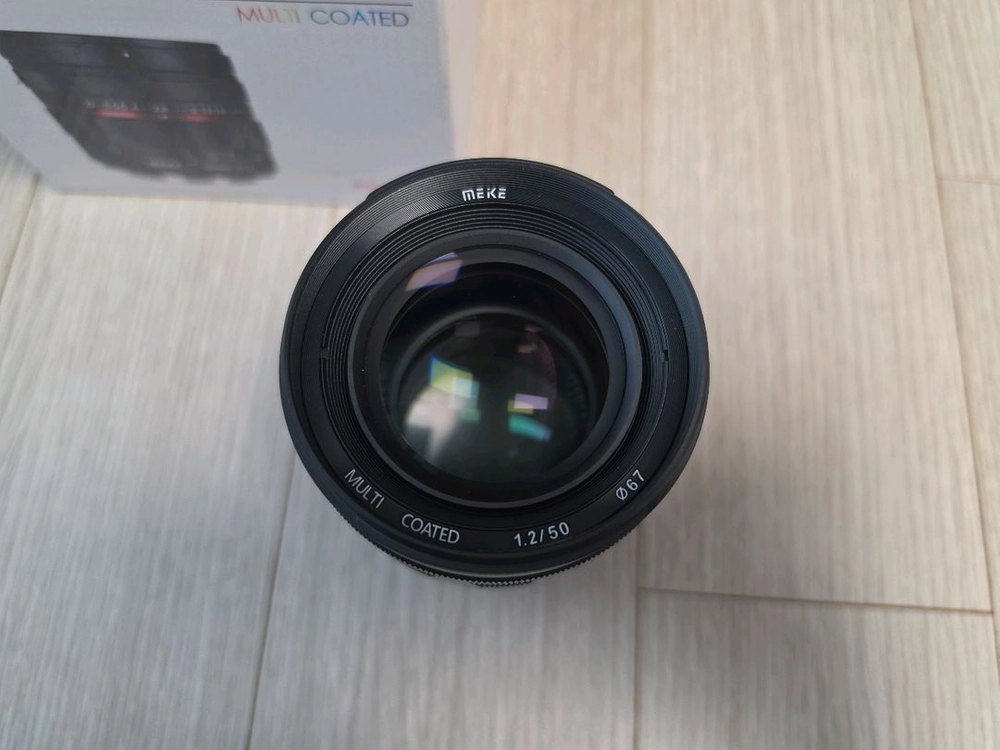 메이케 meike 50mm f1.2 50.2 수동렌즈 캐논 ef마운트 렌즈 판매합니다 이미지