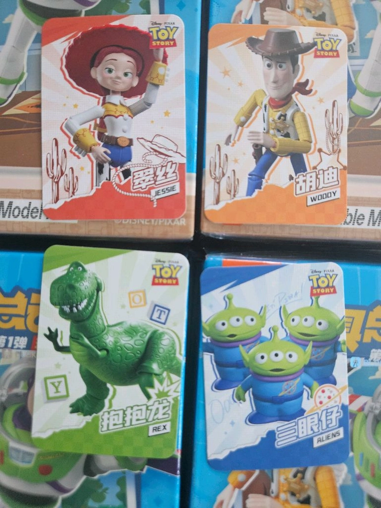 블로키 토이스토리 EV01 우디 버즈 제시 알린 미개봉 픽사 관절 피규어 프라모델 렉스 릴리패드 가챠 건프라 이미지