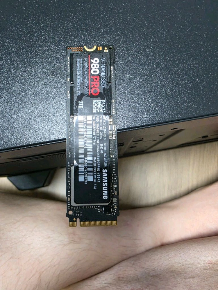 nvme 삼성전자 980 pro 2TB 팝니다 ssd 이미지