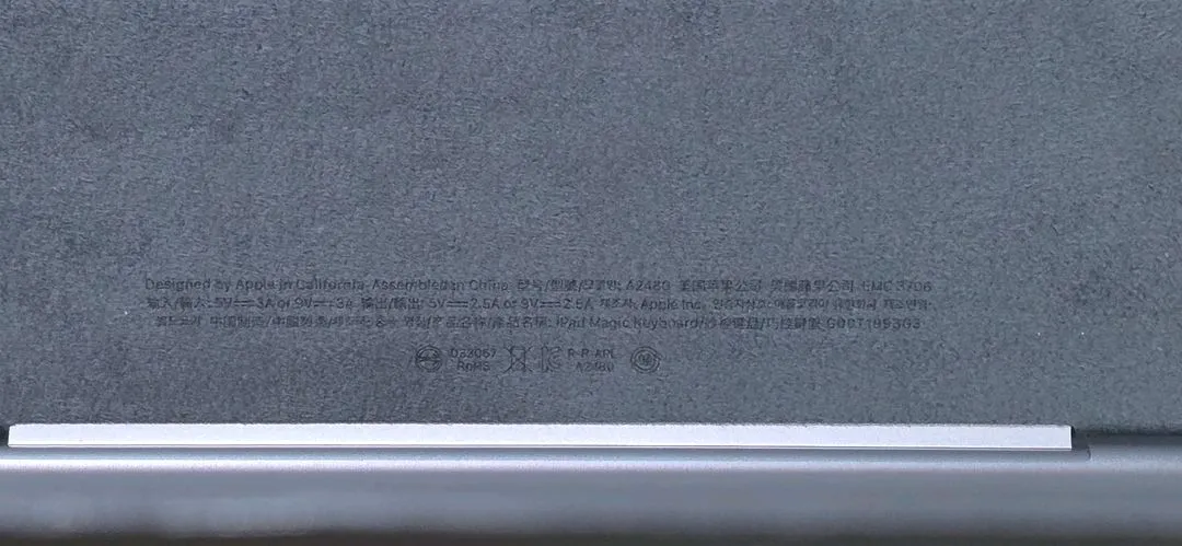 아이패드 에어13인치m2 m3 m4 아이패드 프로12.9인치 전용 매직키보드 애플정품 이미지