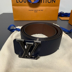 루이비통 LV 틴트 40mm 리버서블 벨트 네이비(쿨거래 90) 이미지
