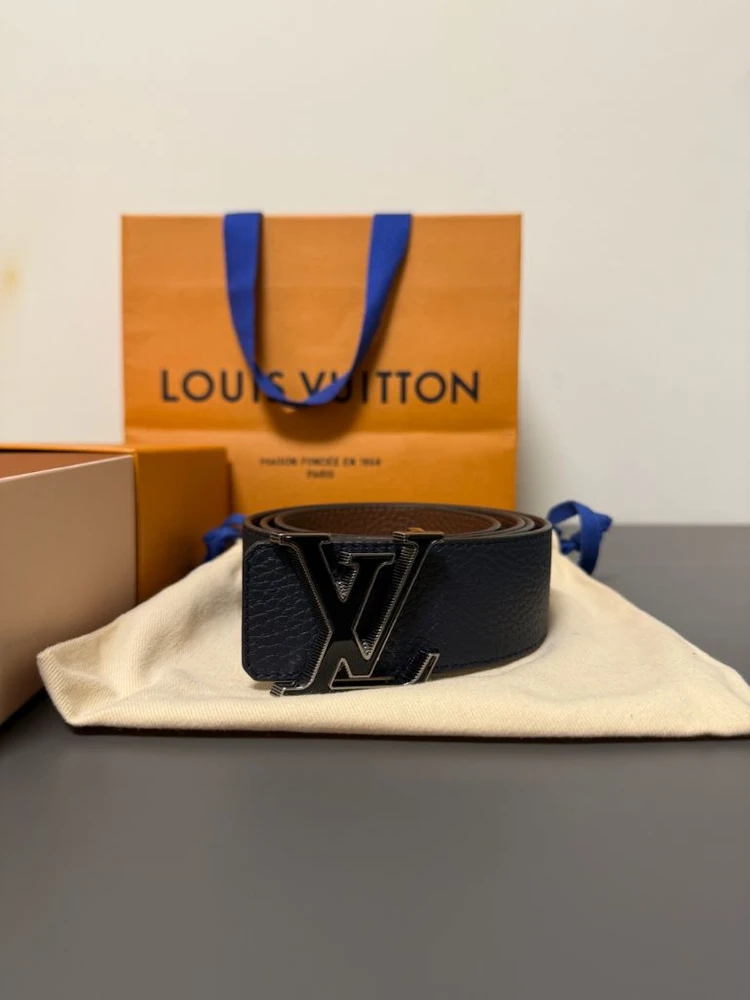 루이비통 LV 틴트 40mm 리버서블 벨트 네이비(쿨거래 90) 이미지