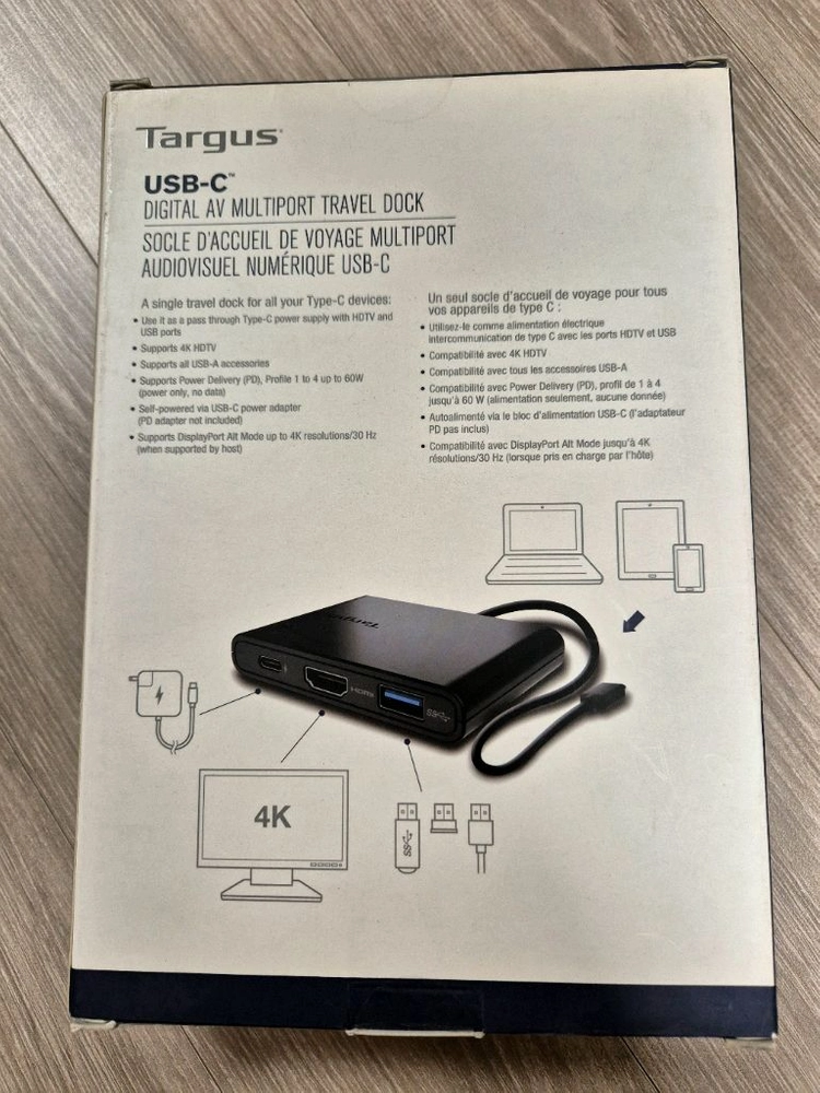 타거스 USB C타입 멀티포트 트라벨 독 이미지