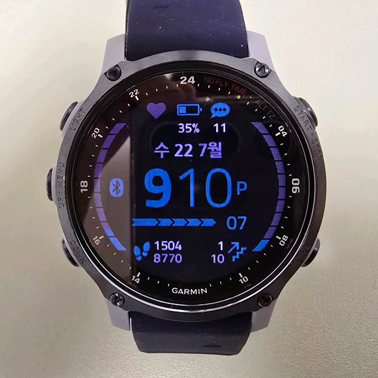 가민 디센트 MK2S 블루 A급 | 박스 스트랩 다수 포함 이미지