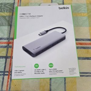 벨킨 7in1 USB-C타입 멀티 허브 AVC009bt 이미지
