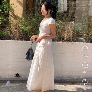 망고매니플리즈 위시 펀칭 블라우스 m 이미지