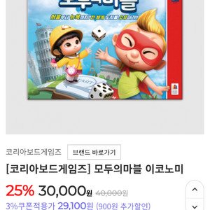 모두의마블 보드게임 새상품 이미지