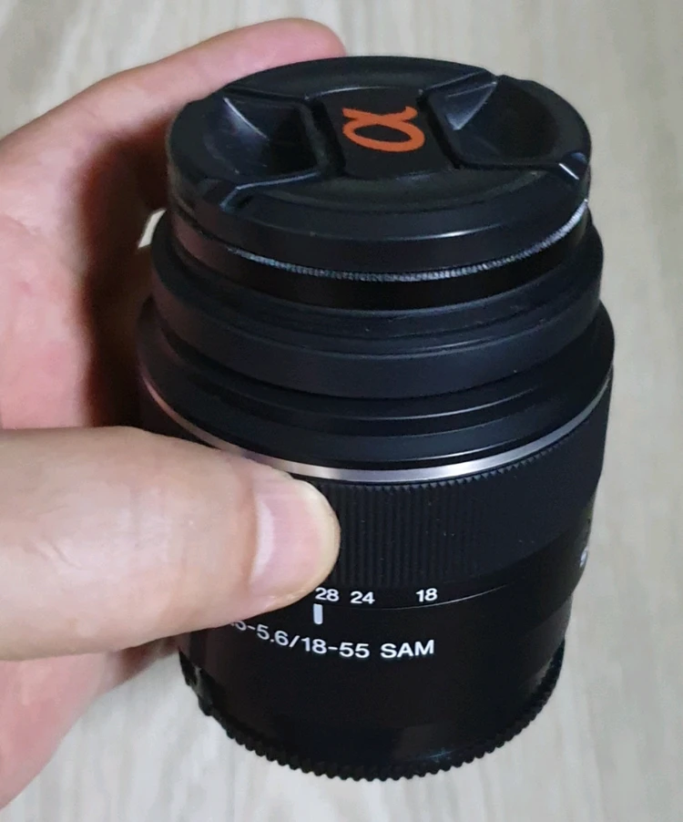 소니 미놀타 A마운트 DT 18-55 SAM 렌즈 이미지