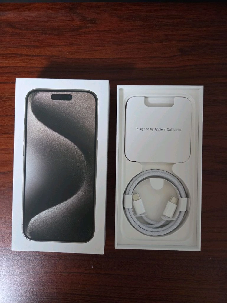 아이폰 15pro 256g 내추럴티타늄 이미지
