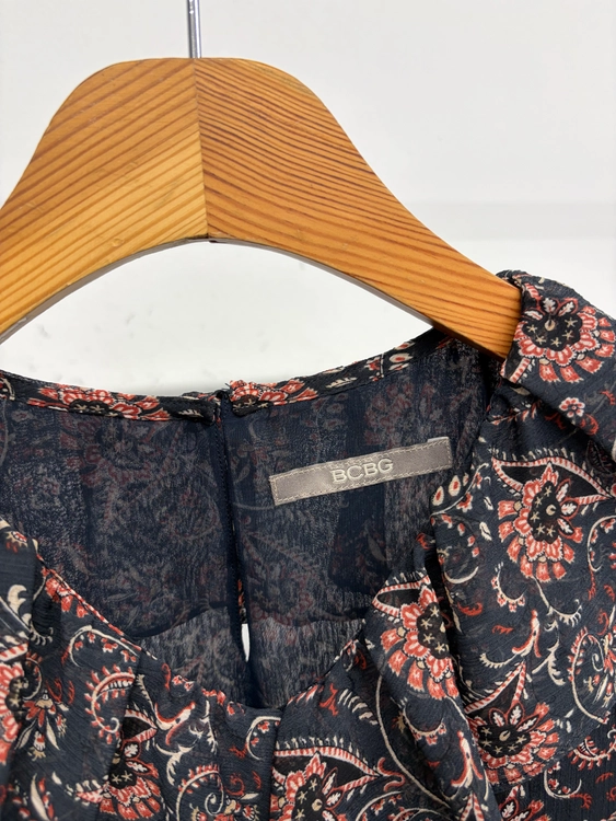 BCBG 러플 쉬폰 블라우스 66 이미지