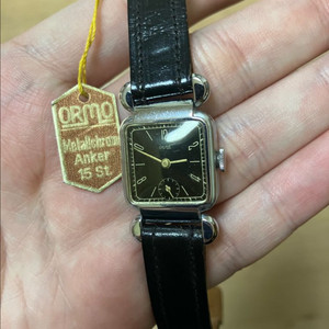 1950년대 ormo 빈티지 독일 수동 시계 판매합니다 이미지