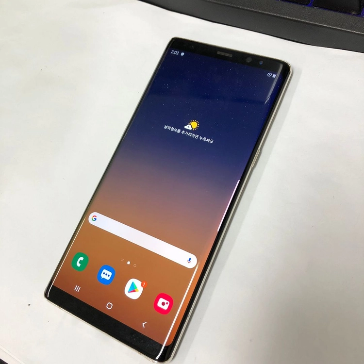 갤럭시노트8 64GB 골드 U+ 중고폰 기능정상 214589 이미지