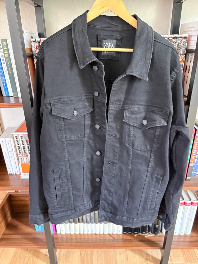 ZARA 데님 자켓 XL (그레이/블랙) 일괄 이미지