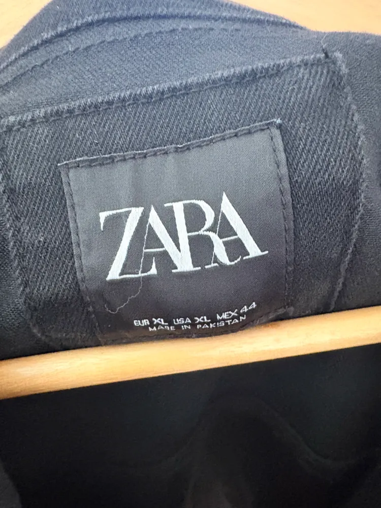 ZARA 데님 자켓 XL (그레이/블랙) 일괄 이미지