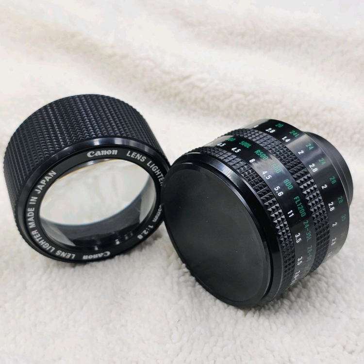캐논 FD 135mm 렌즈형 가스 라이터 루페 겸용 필름카메라 필카 이미지