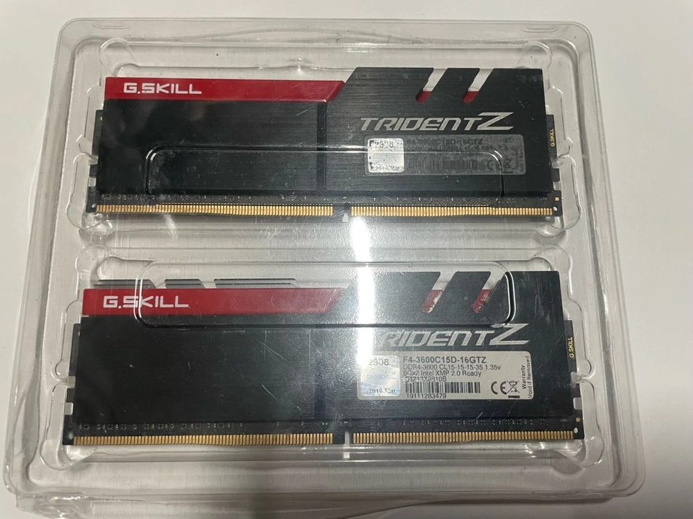 지스킬 트라이던트 DDR4 3600cl15 16GB 이미지