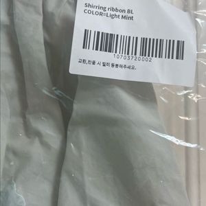 r2w Shirring ribbon BL 레투 여름 블라우스 이미지