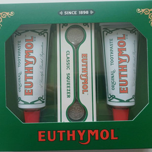 유시몰 치약 선물 세트 (치약 106g*2개입+스퀴저 1입) 이미지