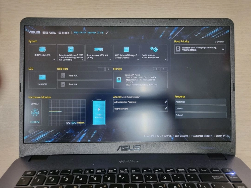 부품용노트북 아수스 비보북 X505Z 15.6 이미지