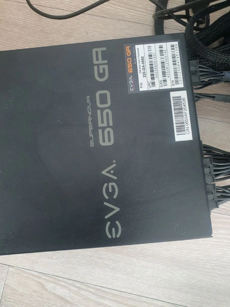 EVGA 650w 골드 파워 이미지