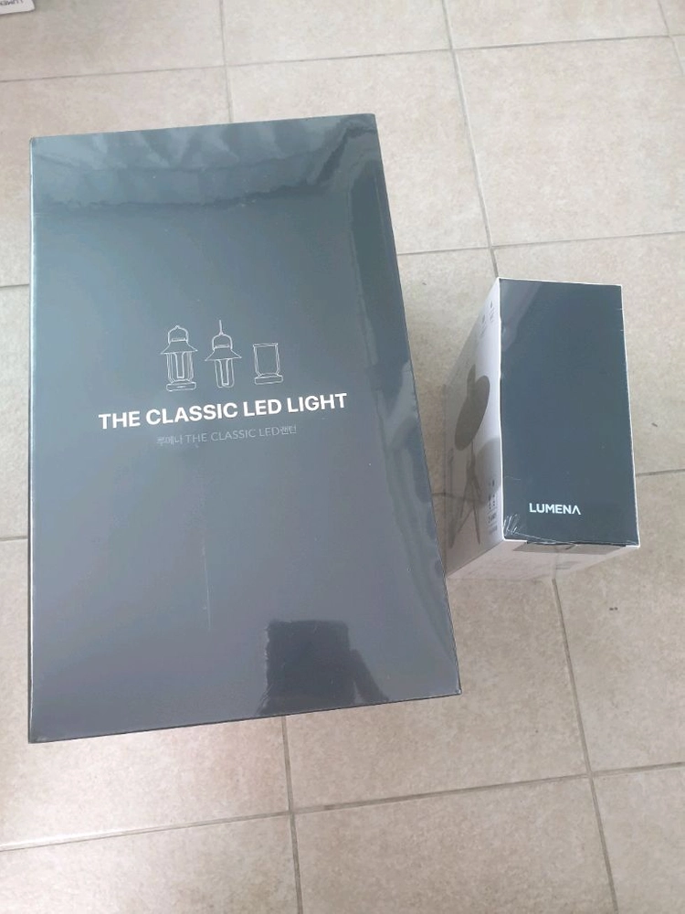 미개봉 새제품 루메나 클래식 + M3 랜턴 캠핑 차박 백패킹 무드등 무선 조명 이미지