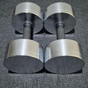 (택포) 국산 10KG 고밀도 크롬 아령 덤벨 두개 한세트 이미지