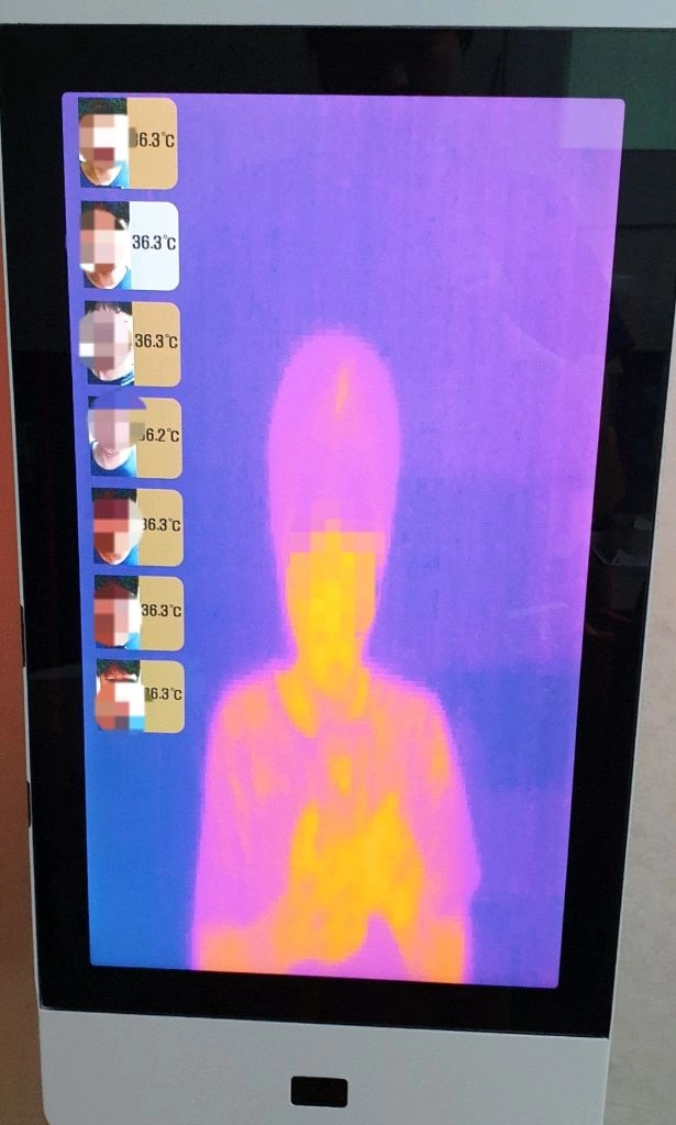 키오스크 열화상 카메라 인체용 이미지
