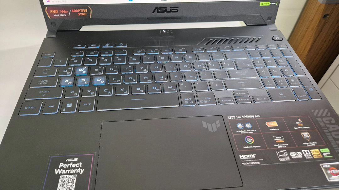 ASUS TUFGAMING A15 게이밍 노트북 판매합니다. 이미지