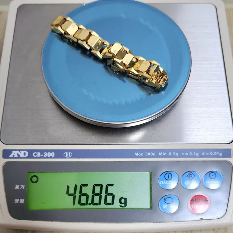 18k팔찌,남성팔찌,체인팔찌,부산금팔찌,할로우팔찌 이미지