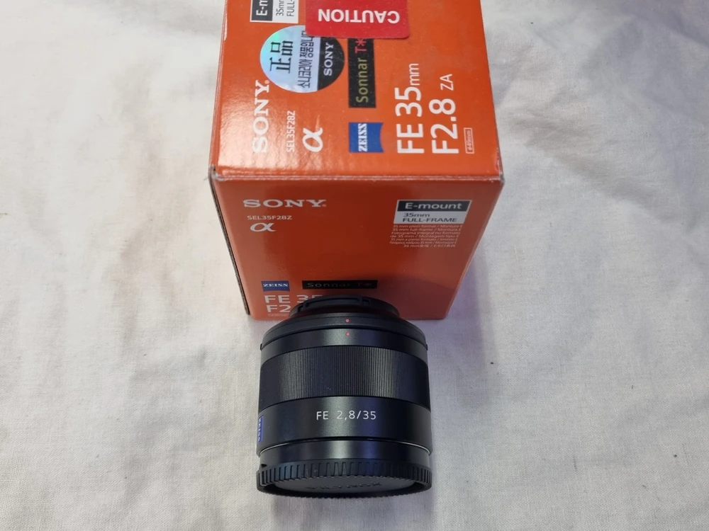 소니 알파 Sonnar T* FE 35mm F2.8 ZA 35f28z - 안심되는 중고거래
