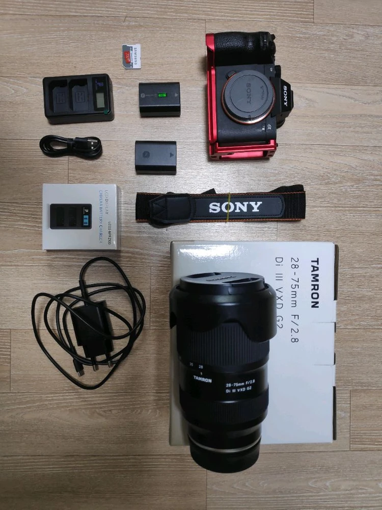 소니 A7M3+탐론 28-75g2 줌 렌즈 팝니다 이미지