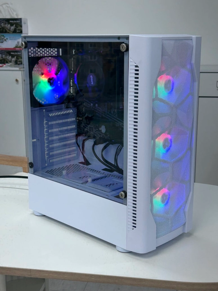 화이트 가성비PC 라이젠5 3000G 16GB SSD240GB 사무용 컴퓨터 데스크탑 이미지