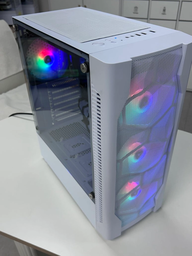 화이트 가성비PC 라이젠5 3000G 16GB SSD240GB 사무용 컴퓨터 데스크탑 이미지