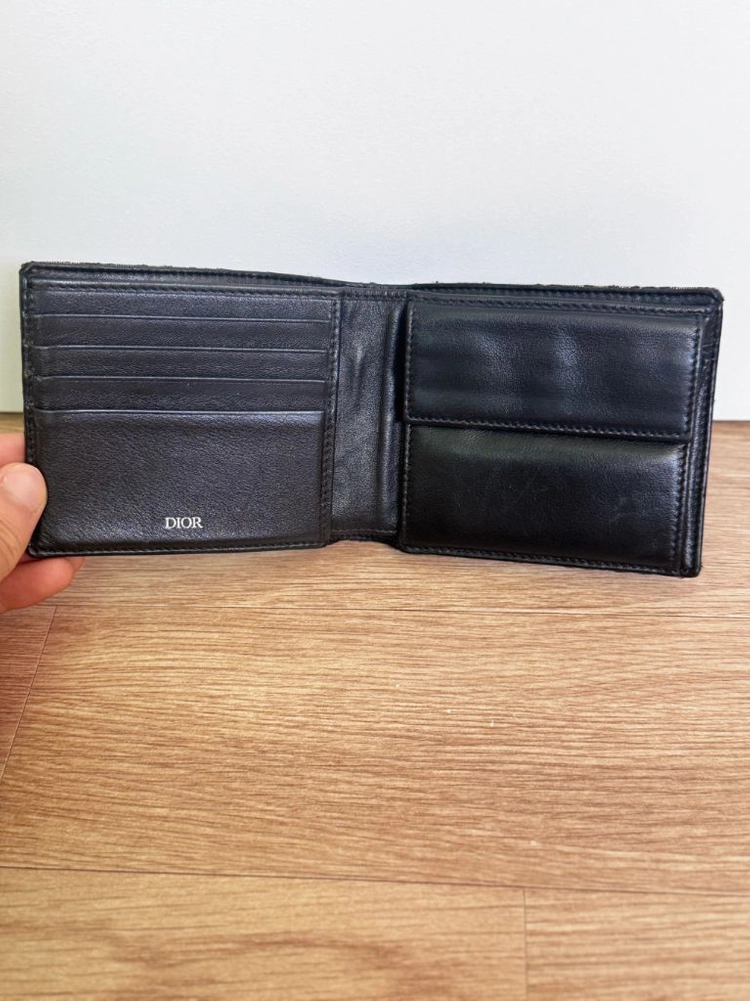 디올 오블리크 자카드 컴팩트 코인 반지갑 이미지